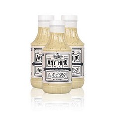 Wide Open Foods Anything Sauce - All Natural Flavorful Cooking For Home Kitchen Use (White BBQ 3 P, 1