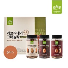 오하루 자연가득 [소비기한24.02] 에브리데이 그래놀라 3입X6박스, 없음, 6박스, 630g