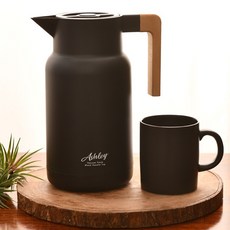 (YESHUA)1000ml 보온보냉 애슐리 (블랙) 주전자(BARUK), 블랙