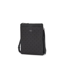 닥스 악세서리 남성 20FW [SAINT BARNET] 블랙 패턴 가죽 크로스백 DBBA0F453BK