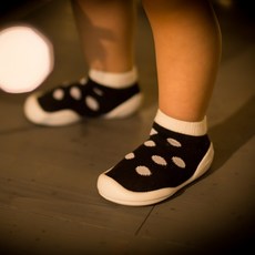 꼬무신 313715 화이트도트 - BK BABY SHOES