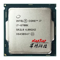 인텔 코어 i7-6700k i7 K 4.0 GHz 중고 쿼드 8 스레드 91W CPU 프로세서 LGA 1151