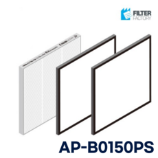 [호환] 에어패스 AP-B0150PS 미세먼지차단 환기유니트 전열교환기 필터, 1세트