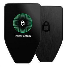 Trezor Safe 5 하드웨어 지갑, 그린 베릴, Black Graphite