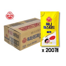 오뚜기 허니머스타드, 12g, 200개