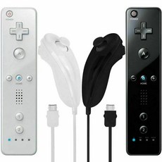 Wii용 스마트 무선 리모컨 Wii U Wii 리모컨 Nunchuck 모션 조이패드 옵션 모션 플러스 비디오 게임 제어, 1개, 10)네이비 블루