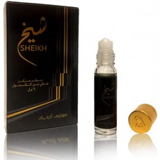 SHEIKH Roll On Perfume Oil 6 mL (.2 oz) 남녀 머스크 우디 아쿠아틱 시트러스 노트 무알코올 아타 비건 파르팜 오우드