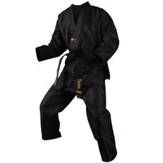 유도복 주짓수 합기도 단도복 합기도 도복 블랙 레드 성인 키즈 태권도 tkd
