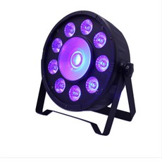 12 개 몫 rgbw 평면 파 빛 9 1 led 무대 조명 DMX512 플라스틱 주택, changeable, 12개