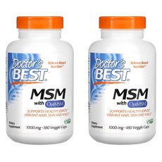 닥터스베스트 MSM 1000mg 베지 캡, 180개입, 2개, 180정