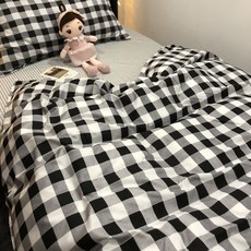 애드플로우 수성방직 남성 BF 스타일 클래식블랙 화이트 회색소격 기숙사침대 위 쓰리, 화밀