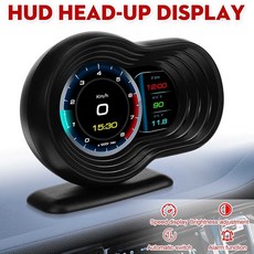 자동차속도계 헤드업 디스플레이 hud 허드 자동차 증강현실 f9 auto driving computer gps obd2 head up display speedometer 전자, f9 허드, 1개