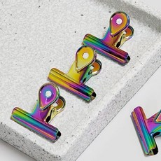 기타 철집게 메탈 홀로그램 예쁜 촬영 소품 집게 라지_WE40690, 본상품선택, 1개