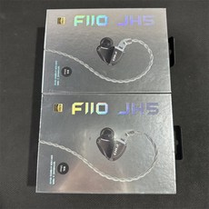 FiiO JadeAudio JH5 1DD+4BA 유선 HIFI 감청 음악 헤드셋, JH5 Black - fiio