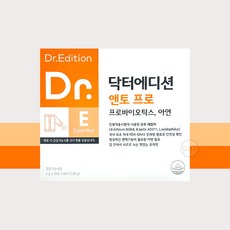 닥터에디션 앤토 프로 60포 프로바이오틱스, 60정, 2g, 1개 - 닥터레이유산균