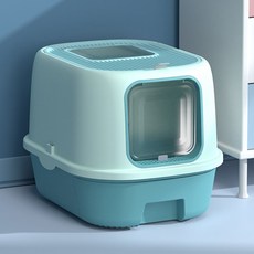 고양이자동화장실배변통코너스마트폐쇄특대