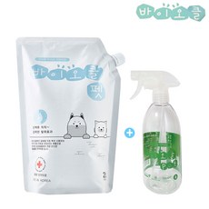 바이오클 펫 2리터 + 리필용기 500ml/동물용의약외품/b, 2L - 바이오클