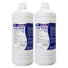[의약외품] 메딕 소독용 알콜(1L)-에탄올 83%, 2개