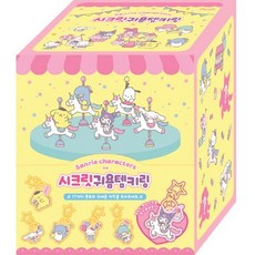 산리오 캐릭터즈 시크릿 귀욤템 키링 24p 세트, 1세트, 혼합색상