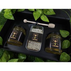 프리미엄 벌집꿀 선물세트 -100%국내산 벌꿀 아카시아꿀250g+ 잡화꿀 250g +벌집꿀 200g, 1개