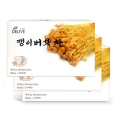 팽이버섯차30티백 x3박스 국내산, 3개