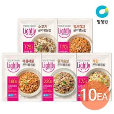 라이틀리 곤약볶음밥 5종 10개 골라담기, 2.닭가슴살200gx10개, 상세설명 참조