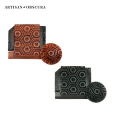 ARTISAN OBSCURA [Artisan Obscura] 원목 소프트버튼+핫슈커버 Set Tortoise Shell (거북이 등/볼록) 혈목 or 흑단 촬영보조-소프트버튼, 1개