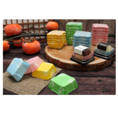 사각페트컵 핑크 + 그린 + 노랑 + 블루 20p, 3세트, 80개