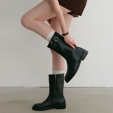 LOOKAST 룩캐스트 레베카 미들부츠_블랙 / REBECCA MIDDLE BOOTS_BLACK