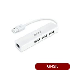 엑토 2 in 1 USB LAN 어댑터 3포트 허브 HUBL-01 PC액세서리 zrae, 상세페이지참조()