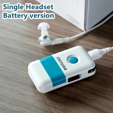 골전도 소리증폭기 음성증폭기 2022 충전식 청각 장애인 위한 강력한 보청기 장애 헤드폰 DHP 볼륨 귀마개로 조절 가능