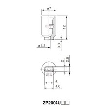 흡입 컵 피팅 그룹 PT2004UN 직접 조작기 액세서리 ZPT2004K6-B5-A8 공압 부품, 06 ZP2004US white, 1개