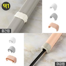 마감재 부드러운 전선몰딩 데코 중간캡 마감캡 케이블 정리 걸레받이, 흰색, 소