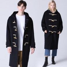 세미오버핏 울90% 더플코트