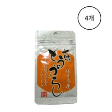 타카야마 슌이치로 상점 순 일본산 시치미 토가라시, 4개, 10g - 미츠보시토라호완