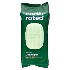 Earth Rated Dog Wipes Lavender 100 Wipes, 1개, 1 - earthrated