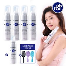 기본A 알앤비 단백질 휘핑 볼륨 트리트먼트 세트 (150ml*4통플러스50ml*1통플러스볼륨브러시1개(색상랜덤