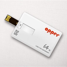 OPPER 카드형 USB메모리 기본, 64GB