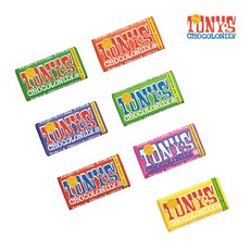 토니스 초코론리 180g / Tony's Chocolonely 32% Milk Chocolate Bar, 밀크초코프레젤 토피, 1개