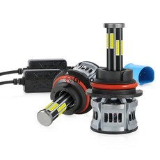 고출력 자동차 안개등 H4 LED 헤드라이트 H1 H7 H8 H9 H11 9005 HB3 9006 HB4 300W, 6000 천개 차가운 흰색, 1개