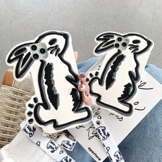 인싸템 같은스타일 토끼 걸개 밧줄 부드러운케이스 적용 OPPOR15 핸드폰케이스 RENORENO3원기판