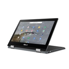 [ASUS] 에이수스 정품 크롬북 360 플립 전용펜포함 교육용노트북, c214MA-BU0373, Chrome OS, 96GB, 64GB, 블랙(단일색상)