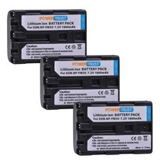 소니 DSC-S50 DSC-R1 DSC-F707 DSC-F717 DSC-F828 TRV8E TRV11E TRV18E DVD100 용 NP-FM50 NP-FM55H 1800mAh, 4) 3 Batteries