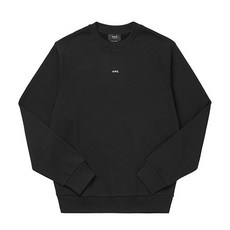 [아페쎄] 남성 마이크로 로고 박시 맨투맨(COHBX H27910 TZC NOIR/BLANC)