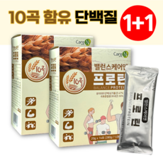 유통기한임박 상품 유통기한임박제품 밸런스케어 프로틴 단백질 보충제 시니어 노인 식이섬유 10곡 곡물 함유 1+1