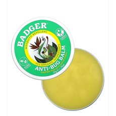 한혜진 벌레 퇴치제 뱃져 안티 버그 밤 시트러넬라&로즈마리 75oz BADGER 모기퇴치, 1개, 56g