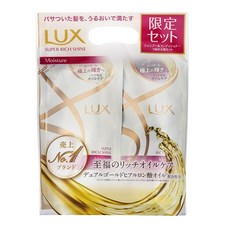 럭스 슈퍼 리치 샤인 모이스처 샴푸 & 컨디셔너 리필용 세트 (330g + 330g), 1개