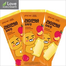 빙그레 라이언바 자두맛 40개(1박스), 단품