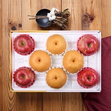 오늘담은행복담은 과일세트 1호사과4과+배4과 3.3kg, 없음, 1개