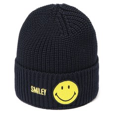 SAINT JAMES 23FW Smiley Beanie - Navy (0917-CC) (스마일리 비니)